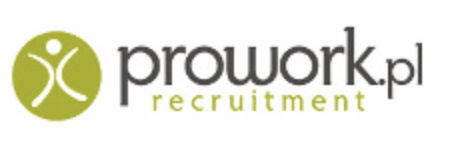 Logo Prowork Recuitment - człowiek na zielonym tle